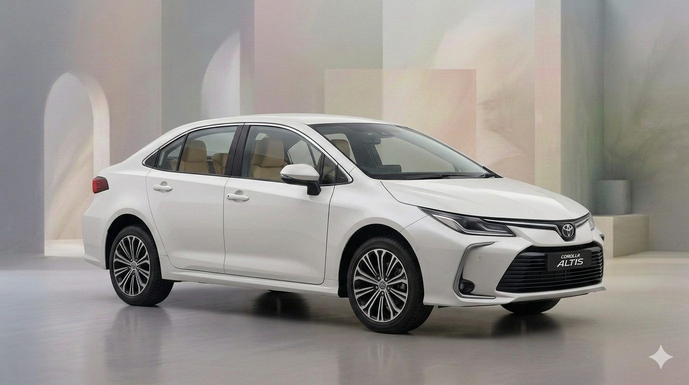 Toyota Corolla Altis — chauffeur-driven rental