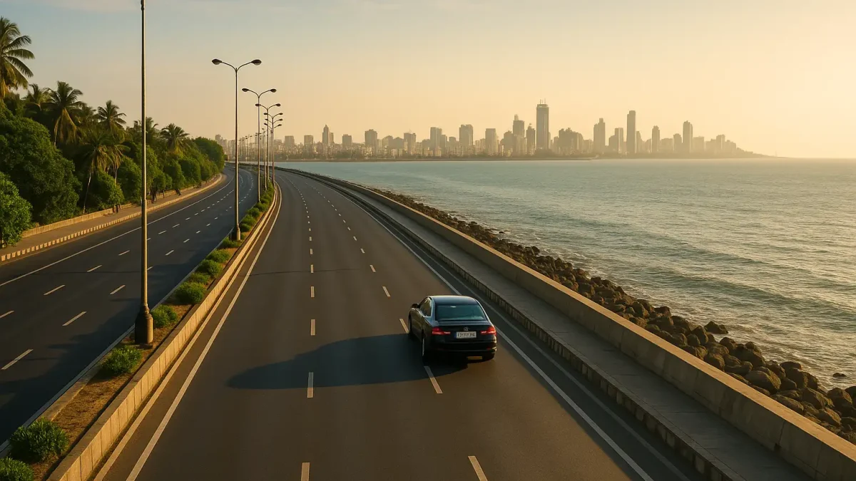 A Coastal Road Drive in Mumbai: A Scenic Journey - Car Rental in India -  Sudarshan Cars