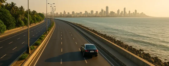 A Coastal Road Drive in Mumbai: A Scenic Journey