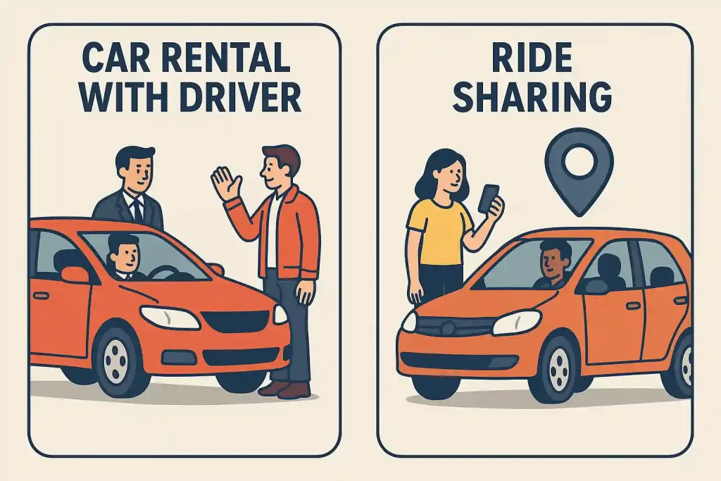 Car Rental vs. Ride Sharing Car Rental vs. Ride Sharing