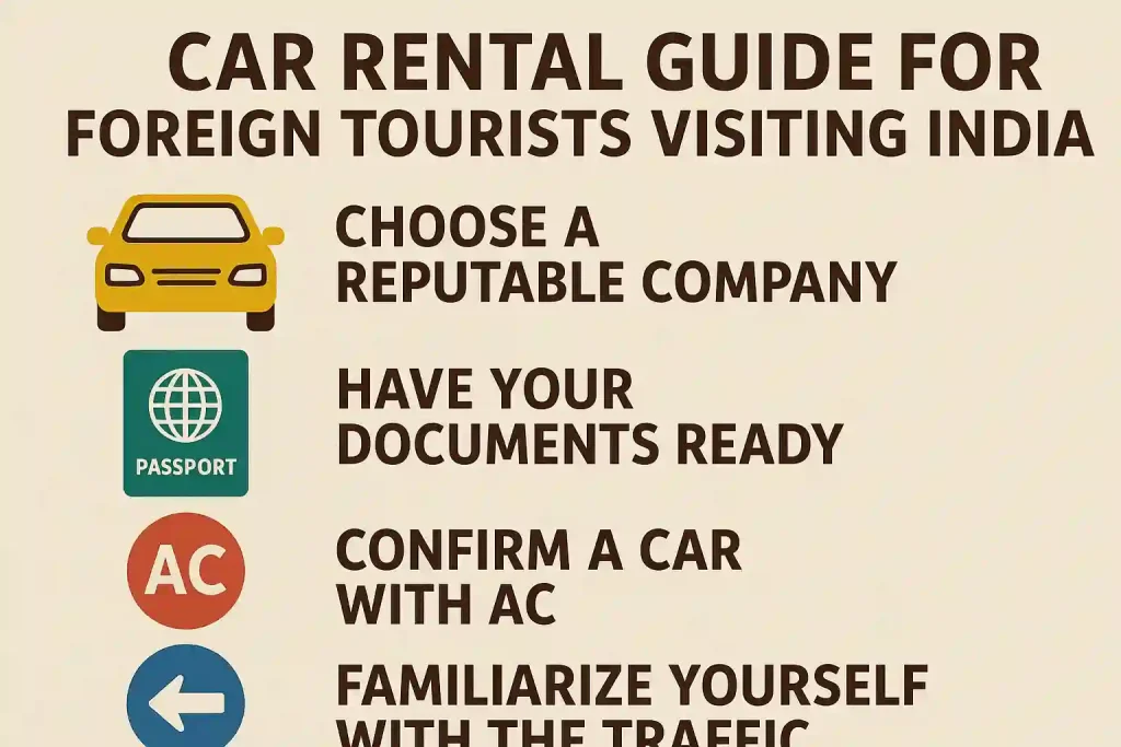 Car Rental Guide for Foreign Tourists Visiting India Car Rental Guide for Foreign Tourists Visiting India