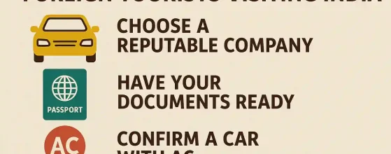 Car Rental Guide for Foreign Tourists Visiting India