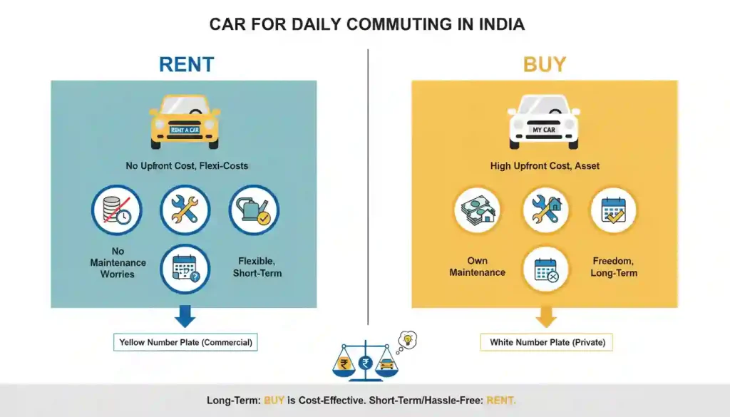 Should I Rent a Car or Buy One for Daily Commuting in India? Should I Rent a Car or Buy One for Daily Commuting in India?