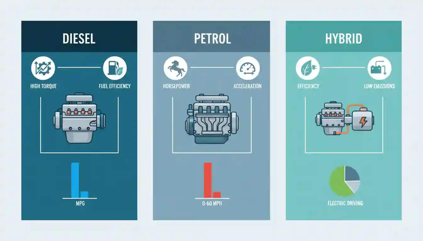 Diesel vs. Petrol vs. Hybrid