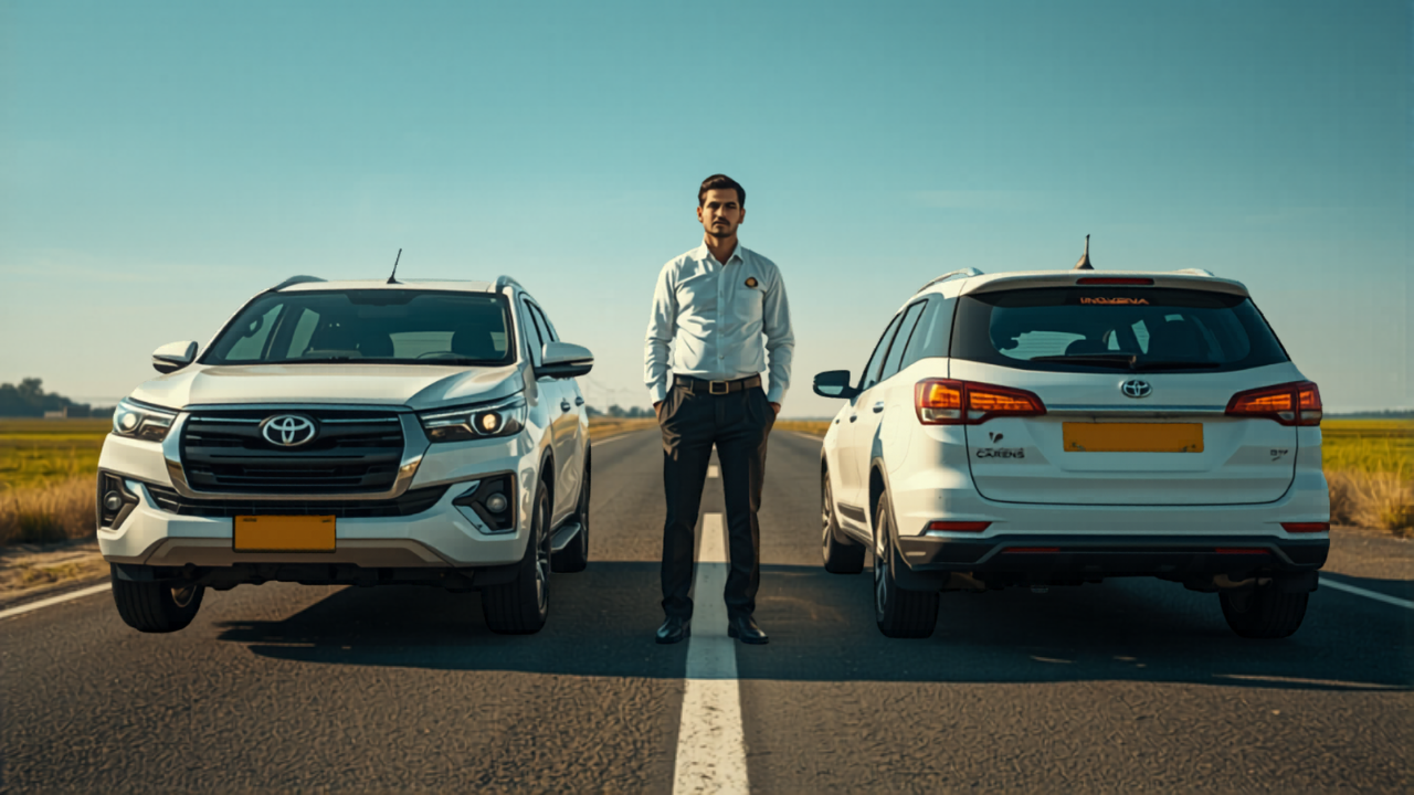 Kia Carens vs Toyota Innova Crysta: Choosing Your Family Rental